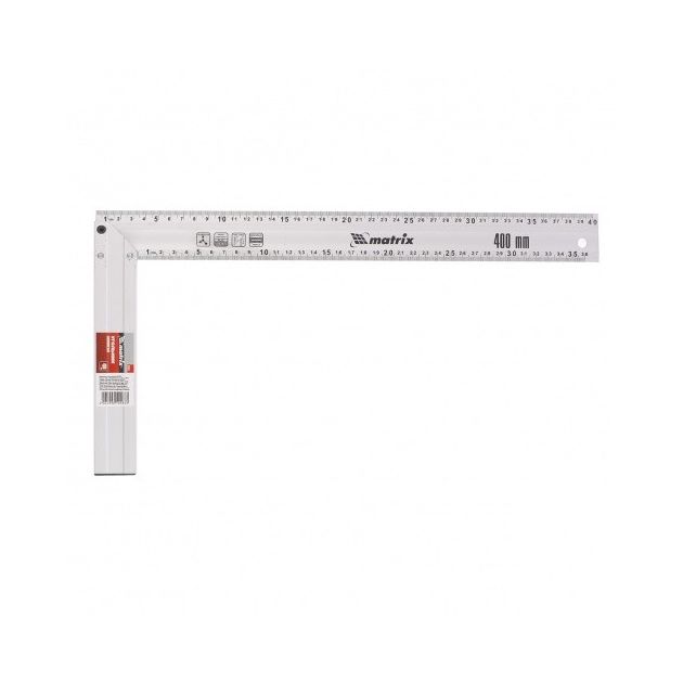 Угольник алюминиевый 400 мм литой MATRIX (324749M), фото , изображение 2 | SNABZHENIE.com.ua