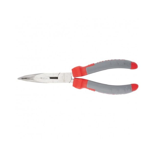 Довгі плоскогубці вигнуті 200 мм, двокомпонентні рукоятки MATRIX (174049M), фото , зображення 2 | SNABZHENIE.com.ua