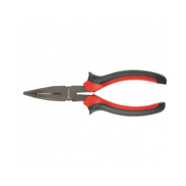 Длинногубцы MATRIX 200 мм, изогнутые, двухкомпонентные рукоятки, фото , изображение 2 | SNABZHENIE.com.ua