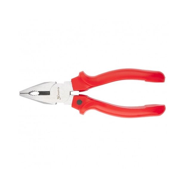 Плоскогубцы комбинированные 160 мм, MATRIX, шлифованные, пластик, фото , изображение 2 | SNABZHENIE.com.ua