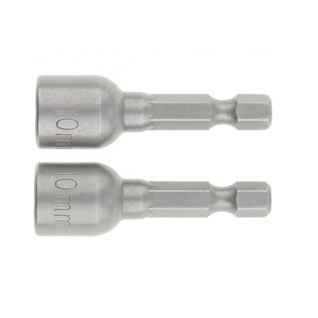 Бита 10 мм с торцевой головкой, длина 45 мм, 2 шт MATRIX, фото , изображение 3 | SNABZHENIE.com.ua