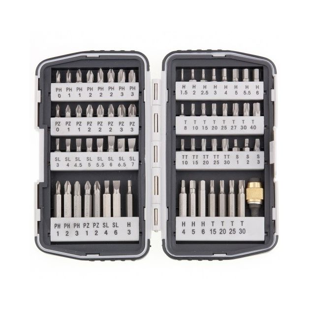 Набор бит MATRIX 64 шт. с магнитным адаптером в боксе, фото , изображение 2 | SNABZHENIE.com.ua