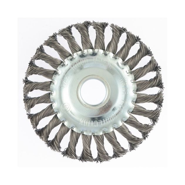 Щетка плоская крученая 125 мм, 22/23 мм, сталь MATRIX (746329M), фото , изображение 2 | SNABZHENIE.com.ua