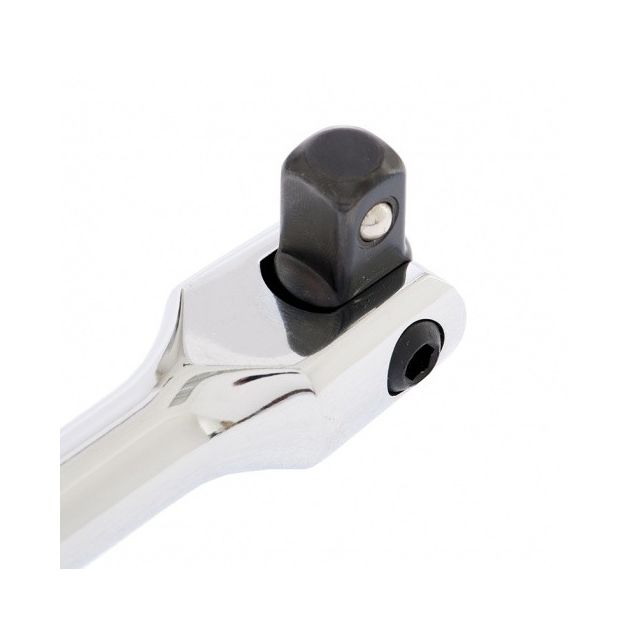 Вороток однорычажный 380 мм, квадрат 1/2, шарнирный, хромированный MATRIX, фото , изображение 3 | SNABZHENIE.com.ua