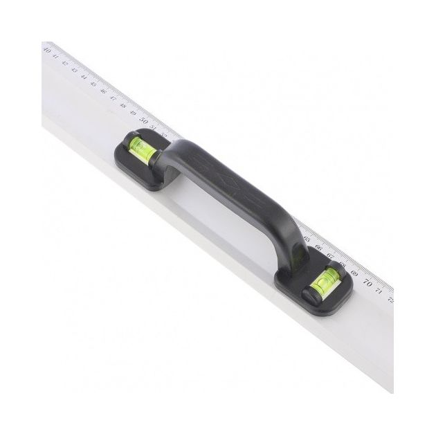 Линейка-уровень 1200 мм, металл, пластмассовая ручка, 2 глазка MATRIX, фото , изображение 3 | SNABZHENIE.com.ua