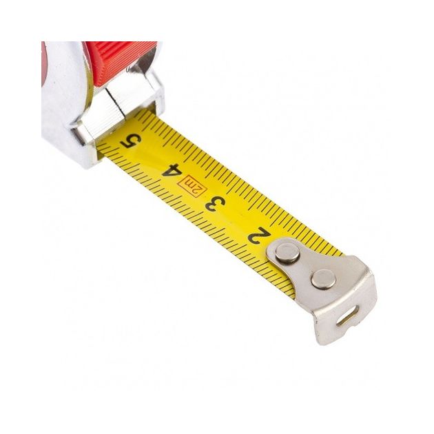 Рулетка MATRIX 2 м х 13 мм, хромированный корпус (310329M), фото , изображение 3 | SNABZHENIE.com.ua