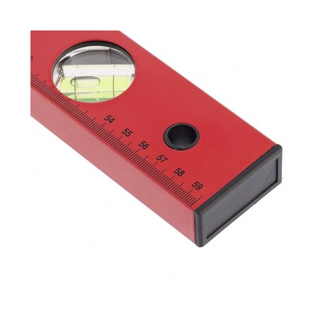 Уровень 600 мм алюминиевый, 3 глазка, красный MATRIX (332239M), фото , изображение 3 | SNABZHENIE.com.ua