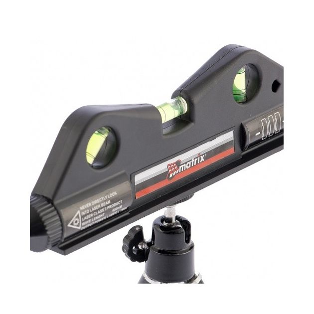 Лазерный уровень MATRIX, 170 мм, 150 мм штатив, 3 глазка, фото , изображение 3 | SNABZHENIE.com.ua