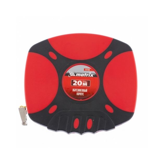 Геодезическая рулетка MATRIX 20 м, ПВХ, закрытый корпус, 12,5 мм, фото , изображение 2 | SNABZHENIE.com.ua