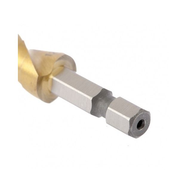 Сверло ступеневе (4,5,6,7,8,9,10,11,12 мм) HSS спіральне, шестигранний хвостовик MATRIX (723539M), фото , зображення 3 | SNABZHENIE.com.ua