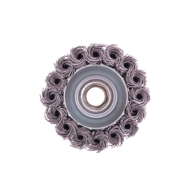 Щетка чашечная 65 мм М14 крученая сталь MATRIX (746209M), фото , изображение 3 | SNABZHENIE.com.ua
