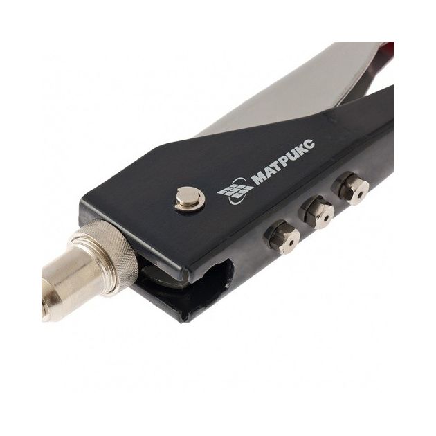 Заклепочник 250 мм, переставний 0 - 90 градусів, заклепки 2,4 - 3,2 - 4,0 - 4,8 мм MATRIX, фото , зображення 4 | SNABZHENIE.com.ua