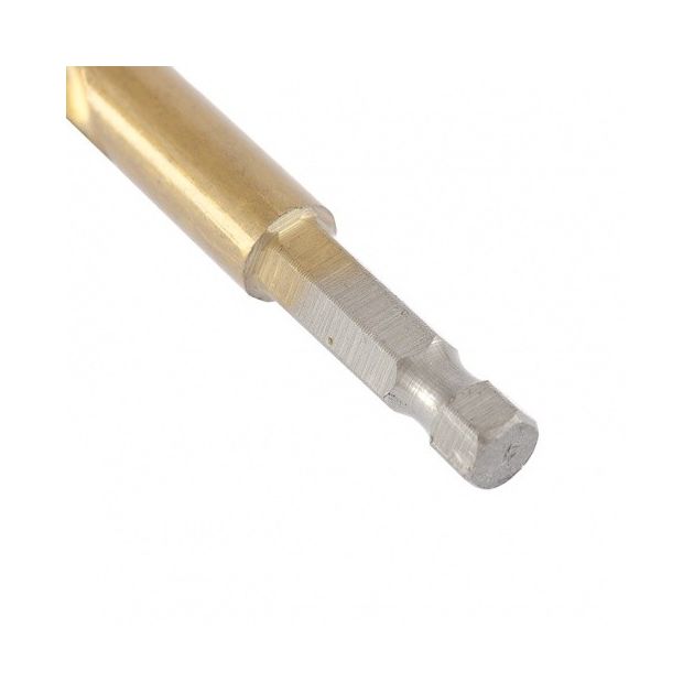 Сверло по металлу 8,5 мм HSS з нитридтитановим покриттям, 6-гранний хвостовик MATRIX (7178529M), фото , зображення 4 | SNABZHENIE.com.ua