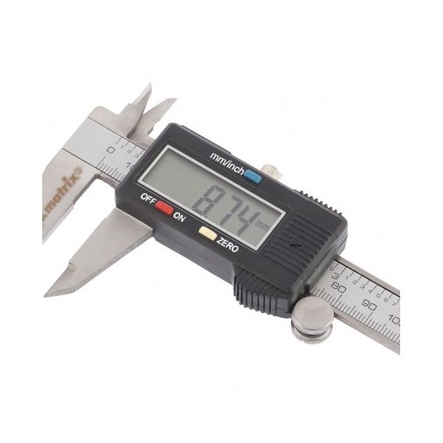 Штангенциркуль электронный MATRIX 150 мм (316119M), фото , изображение 4 | SNABZHENIE.com.ua