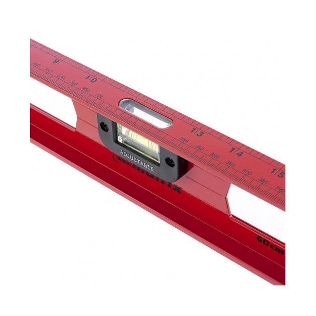 Уровень алюминиевый 600 мм, 3 глазка, усиленный MATRIX, фото , изображение 4 | SNABZHENIE.com.ua