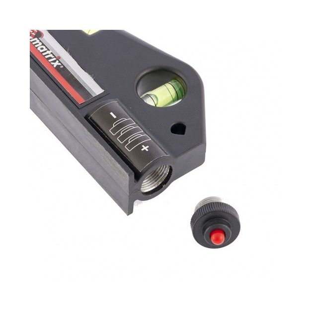 Лазерный уровень MATRIX, 170 мм, 150 мм штатив, 3 глазка, фото , изображение 4 | SNABZHENIE.com.ua