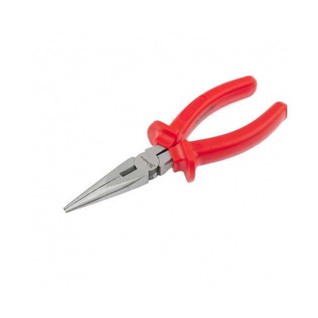 Длинногубцы Econom 160 мм, прямые, с пластмассовыми рукоятками, фото , изображение 4 | SNABZHENIE.com.ua