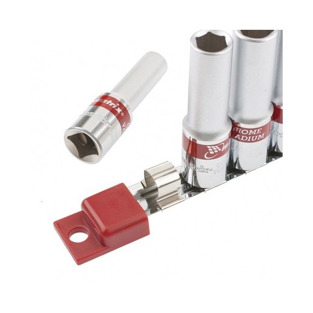 Удлиненные торцевые головки 1/4" 6-гранные CrV, 10 шт, 4-13 мм MATRIX, фото , изображение 4 | SNABZHENIE.com.ua