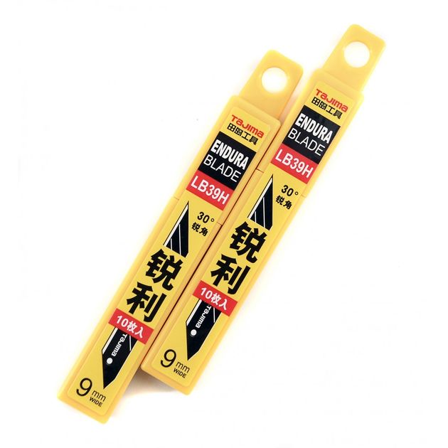 Сегментные лезвия TAJIMA 9 мм LB39H серые, угол 30°, фото , изображение 9 | SNABZHENIE.com.ua Сегментные лезвия TAJIMA 9 мм LB39H серые, угол 30°, фото , изображение 9 | SNABZHENIE.com.ua