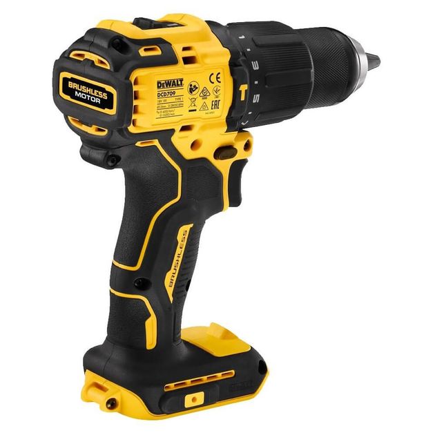 Дрель-шуруповерт DeWALT DCD709M2T аккумуляторная бесщеточная, фото , изображение 4 | SNABZHENIE.com.ua Дрель-шуруповерт DeWALT DCD709M2T аккумуляторная бесщеточная, фото , изображение 4 | SNABZHENIE.com.ua