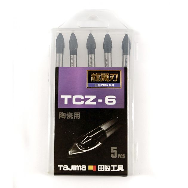 Сверло по плитке Tajima PRO+ 6мм, код 1602-2731, фото , изображение 5 | SNABZHENIE.com.ua Сверло по плитке Tajima PRO+ 6мм, код 1602-2731, фото , изображение 5 | SNABZHENIE.com.ua