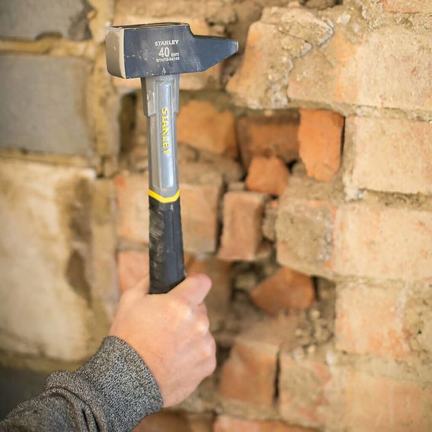 Молоток інженерний Fiberglass, вага 1250 г STANLEY STHT0-54157, фото , зображення 5 | SNABZHENIE.com.ua Молоток інженерний Fiberglass, вага 1250 г STANLEY STHT0-54157, фото , зображення 5 | SNABZHENIE.com.ua