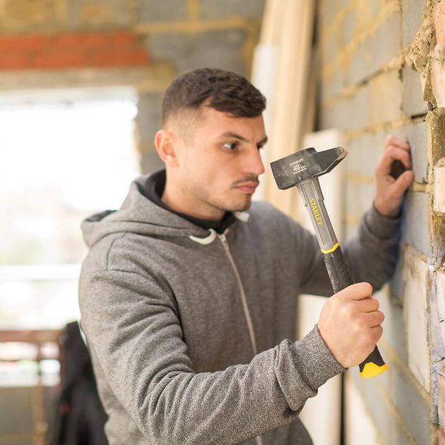 Молоток інженерний Fiberglass, вага 300 г STANLEY STHT0-54131, фото , зображення 6 | SNABZHENIE.com.ua Молоток інженерний Fiberglass, вага 300 г STANLEY STHT0-54131, фото , зображення 6 | SNABZHENIE.com.ua