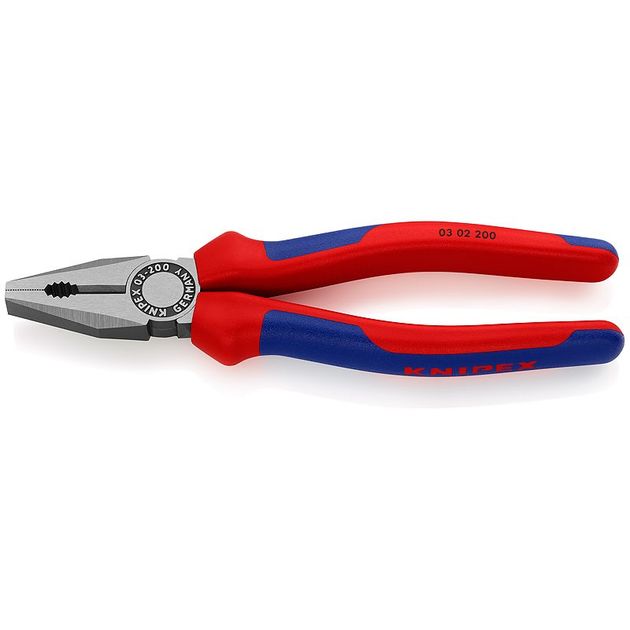 Плоскогубці комбіновані KNIPEX 03 02 200, фото  | SNABZHENIE.com.ua