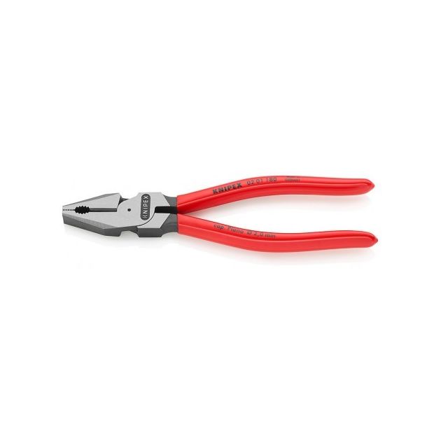 Плоскогубцы комбинированные особой мощности 180мм Knipex 02 01 180, фото  | SNABZHENIE.com.ua