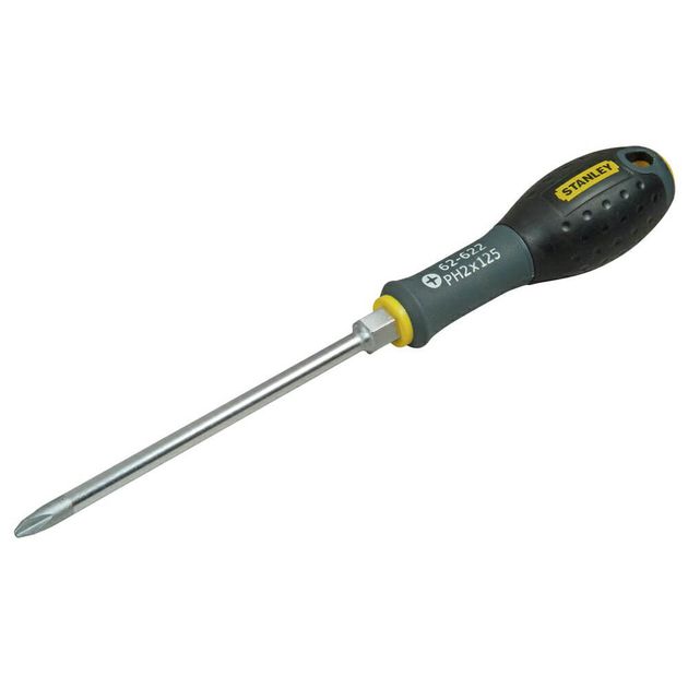 Отвертка FatMax 125 мм під шліц Ph2 з шестигранником STANLEY FMHT0-62622, фото  | SNABZHENIE.com.ua