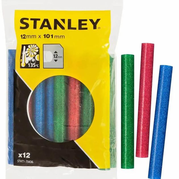 Термоклей низкотемпературный 3 цвета для пистолетов STANLEY, фото  | SNABZHENIE.com.ua