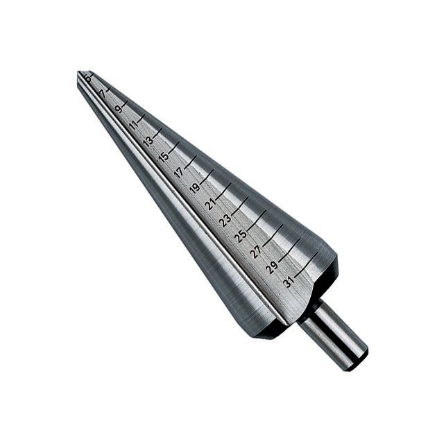 Сверло коническое №8, 5-31 мм, длина 103 мм, HSS HELLER (22603)