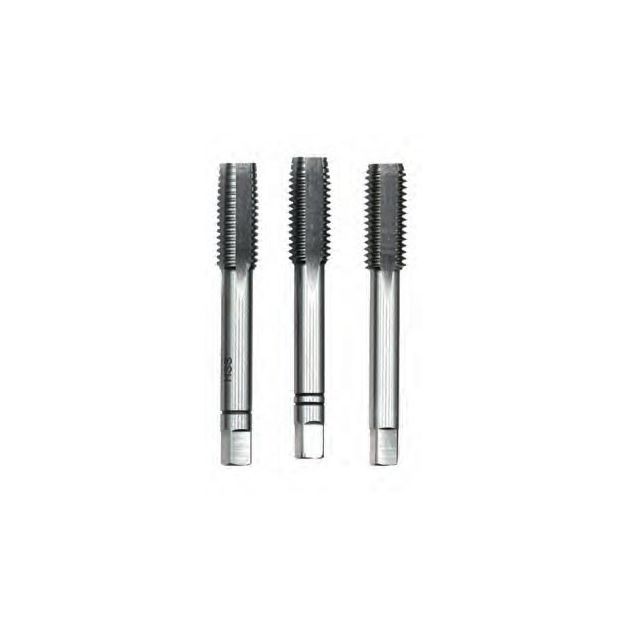 Метчик ручной метрический М10 х 1,5, комплект 3 шт, HSS-G HELLER (27828)