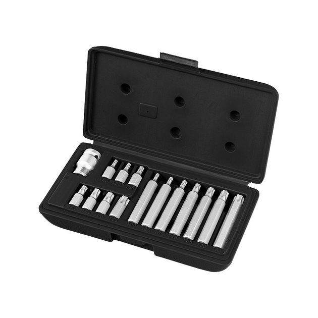 Набор бит TORX с шестигранным хвостовиком 15 шт. STELS (11315S), фото  | SNABZHENIE.com.ua