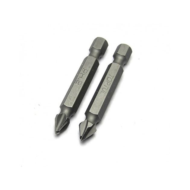 Бита 1/4" 50 мм PH2 2в1 (бита+зенковка) 2шт. TOPTUL, фото  | SNABZHENIE.com.ua