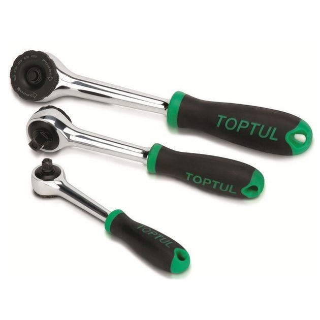 Ключ трещотка 1/4" фрикционный TOPTUL CJBT0816, фото  | SNABZHENIE.com.ua