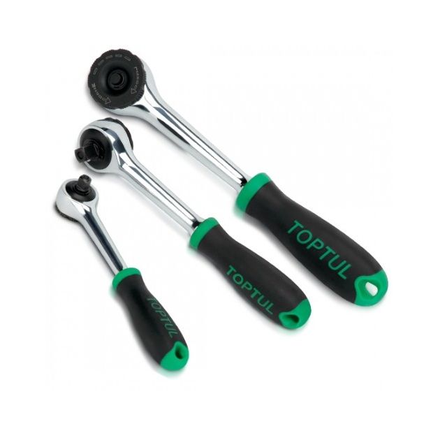 Трещотка фрикционная 3/8" TOPTUL (CJBT1220), фото  | SNABZHENIE.com.ua