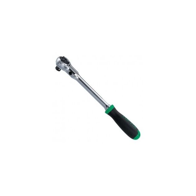 Ключ трещотка 1/4" с шарниром 360° 72 зубца резиновая ручка TOPTUL, фото  | SNABZHENIE.com.ua