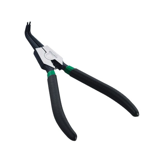Круглогубцы TOPTUL 9" для снятия стопорных колец, загнутые, фото  | SNABZHENIE.com.ua