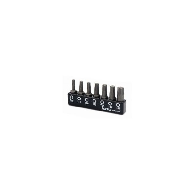 Набор бит Torx T10-T40 TOPTUL (GAAV0702), фото  | SNABZHENIE.com.ua