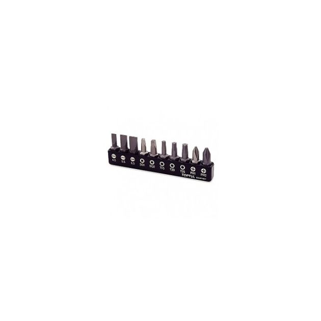 Набор бит 10 ед. 1/4 (PH, SL, Torx, SQ) TOPTUL (GAAV1001), фото  | SNABZHENIE.com.ua