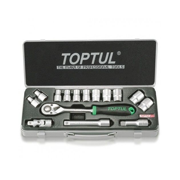 Набор инструмента TOPTUL 1/2" 16 ед. (6-гр.), фото  | SNABZHENIE.com.ua