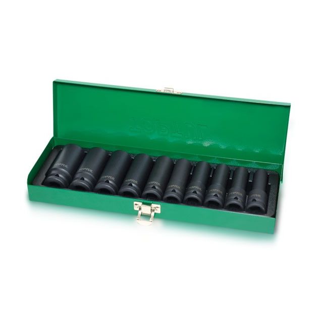Набор длинных ударных головок 1/2" 10-24 мм 10 шт. TOPTUL (GDAD1002), фото  | SNABZHENIE.com.ua