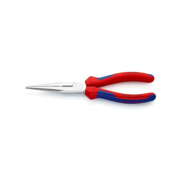 Плоские круглогубцы с режущими кромками хромированные 200 мм Knipex 26 15 200, фото  | SNABZHENIE.com.ua