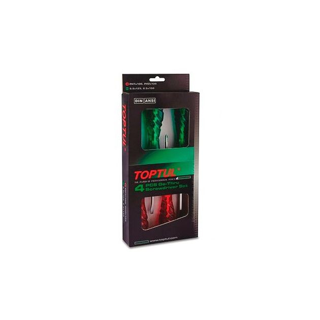 Набор ударных отверток SUPER GRIP TOPTUL, 5 ед. (GAAE0509), фото  | SNABZHENIE.com.ua