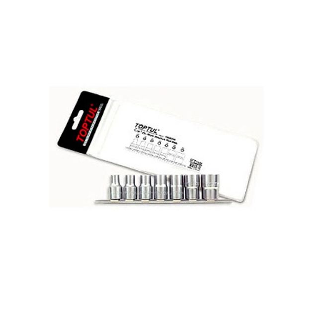 Набор головок TORX 1/2 E10-E24 7 ед. TOPTUL, фото  | SNABZHENIE.com.ua