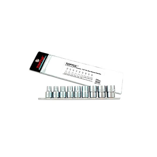 Набор головок TORX 1/2 E10-E24 9 шт. TOPTUL (GAAG0901), фото  | SNABZHENIE.com.ua