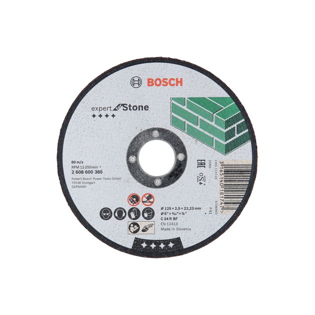Круг отрезной 125 x 2,5 x 22,23 мм для камня BOSCH Expert, фото  | SNABZHENIE.com.ua