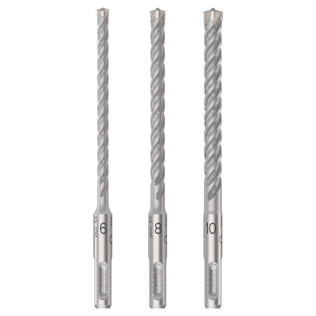 Набор ударных сверл BOSCH 6-10 мм SDS plus, 5 шт. (2608833912), фото  | SNABZHENIE.com.ua