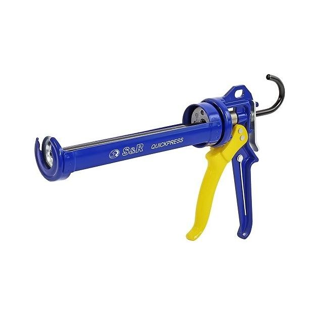Пистолет для герметика S&R Easy Press 225 мм профессиональный, фото  | SNABZHENIE.com.ua